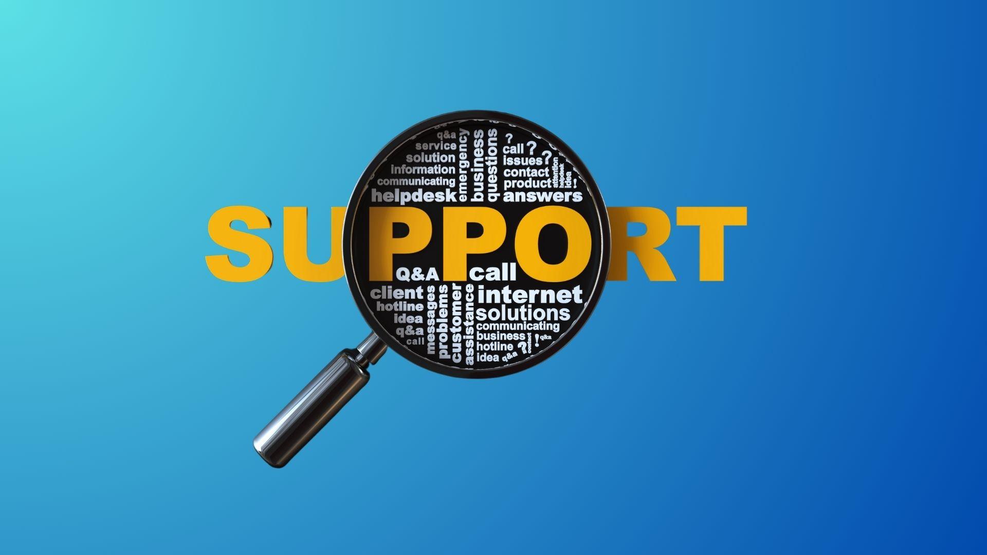 Testing & Support hover